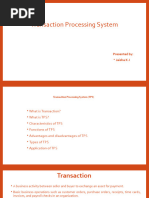 Transaction Processing System | PDF | Financial Transaction