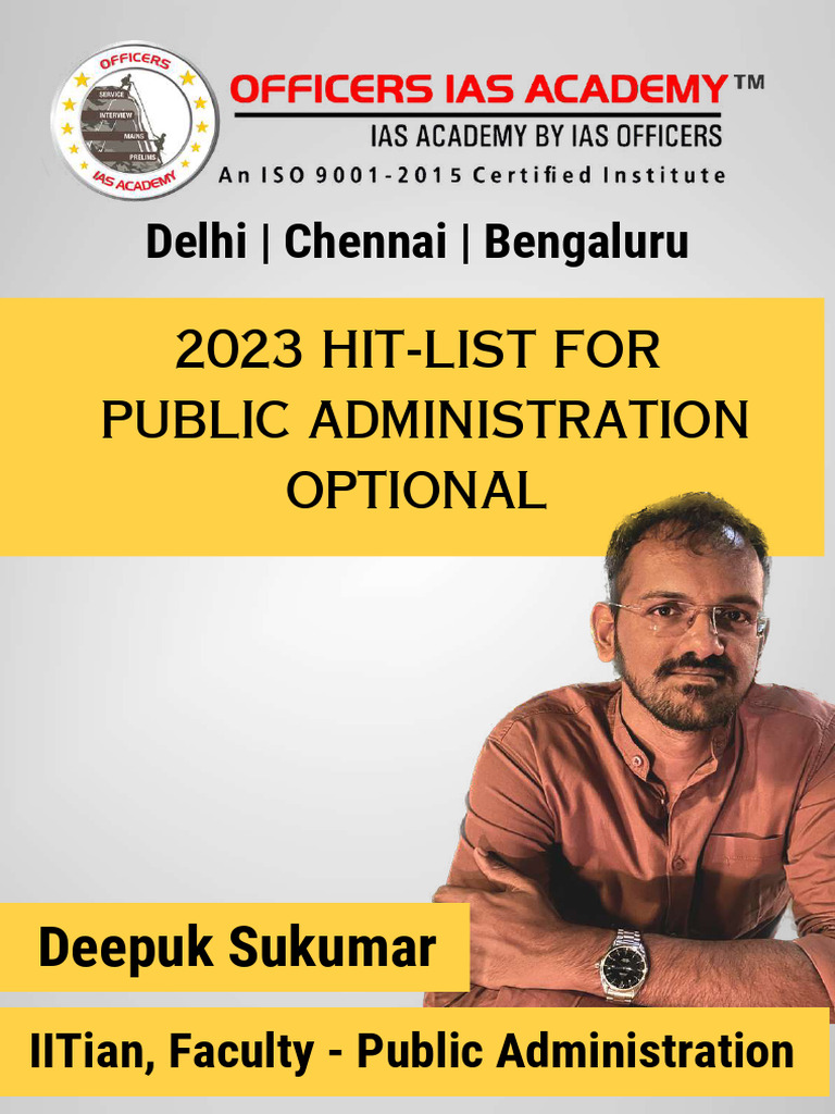 2023 hit list for public administration pdf public administration