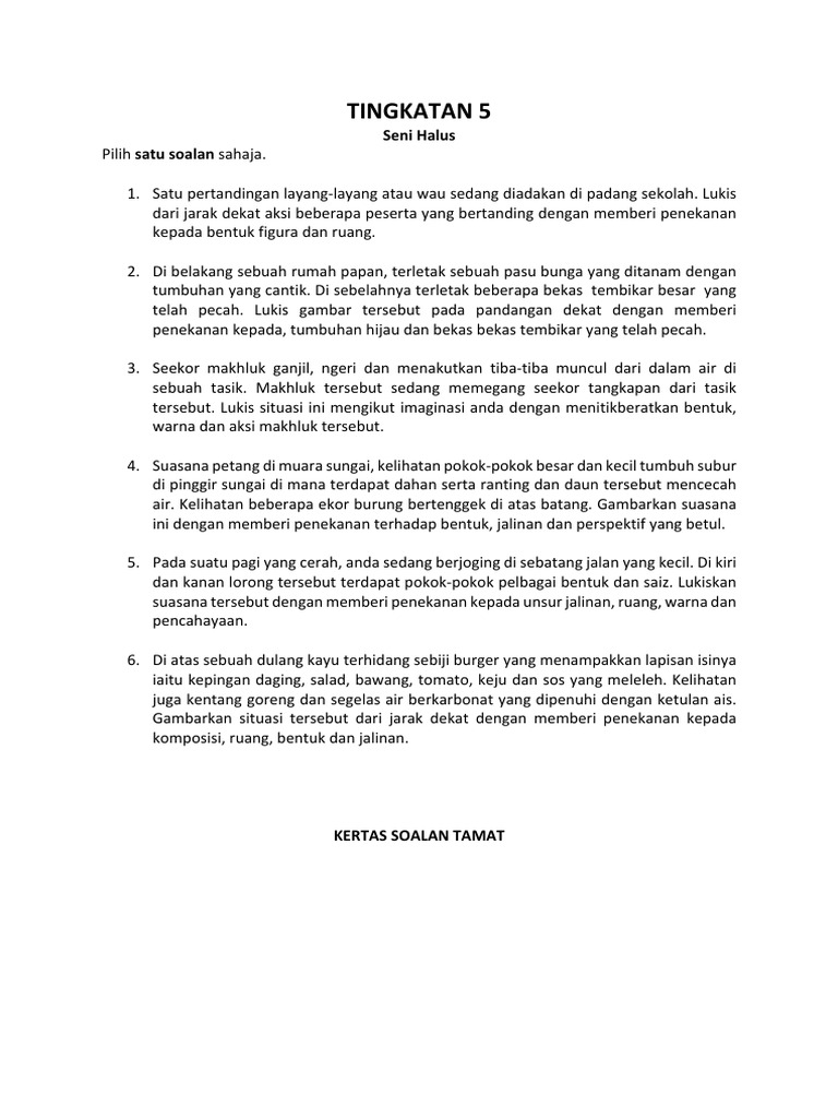 Soalan Psv Tingkatan 5 Pdf