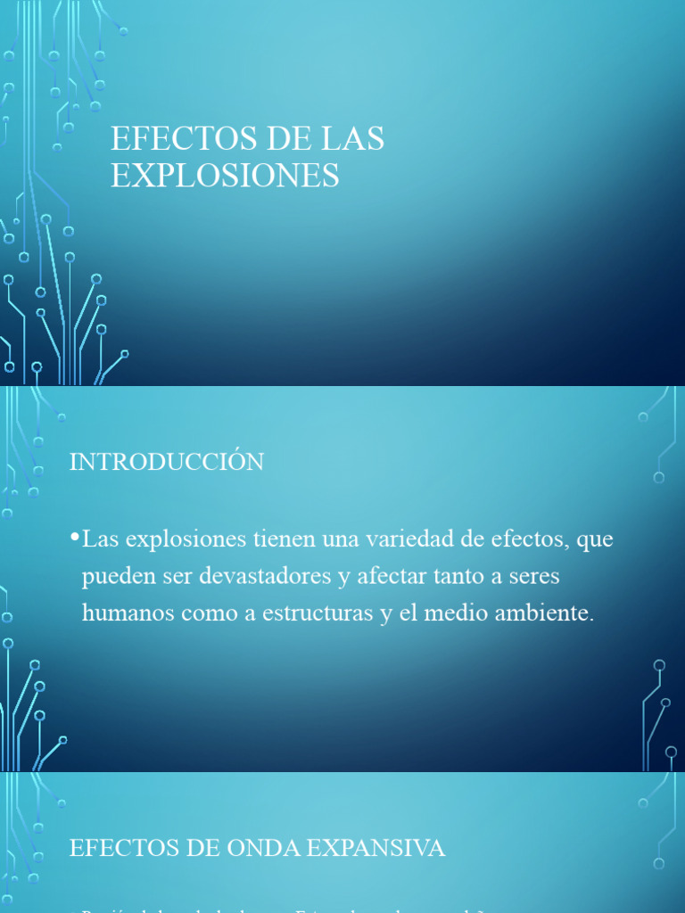 Efectos de Las Explosiones | PDF