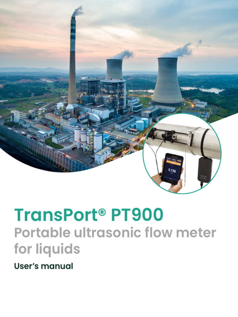 PT900 Ultrasonic Flow Meter Manual | PDF | Electronics