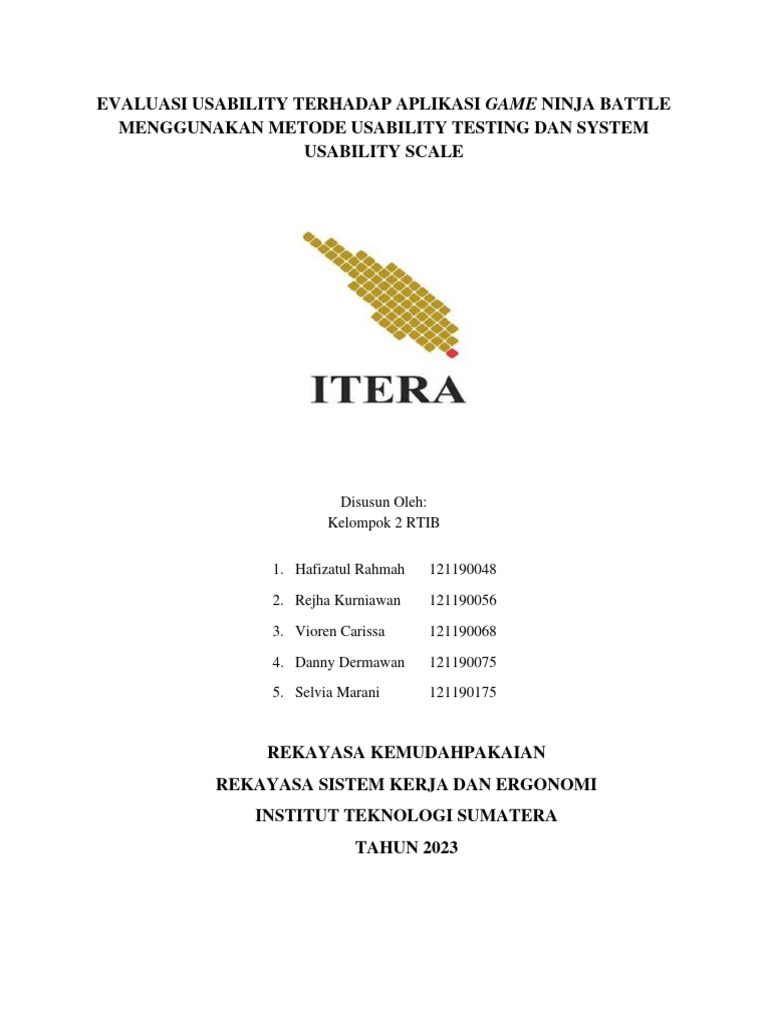 Laporan Tugas Besar UI/UX | PDF | Komputer