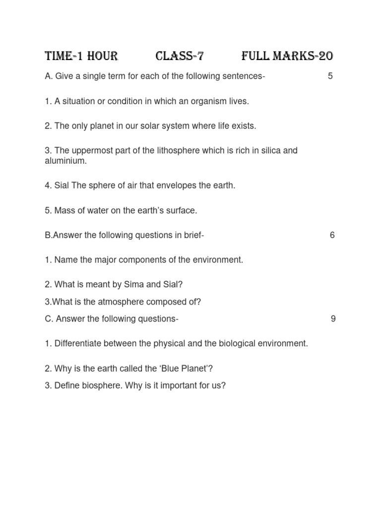 Dav Class 7 Sst Solutions