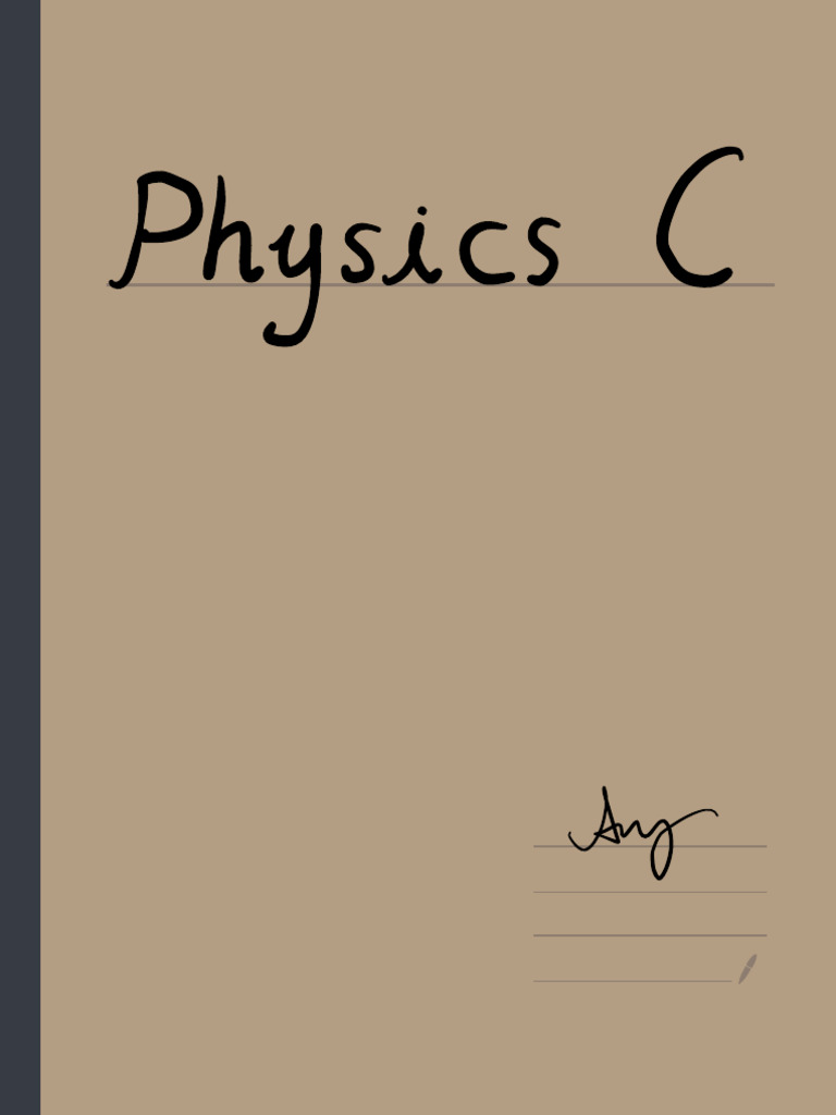 Complete Ap Physics C E M Notes Pdf Electric Field Physical