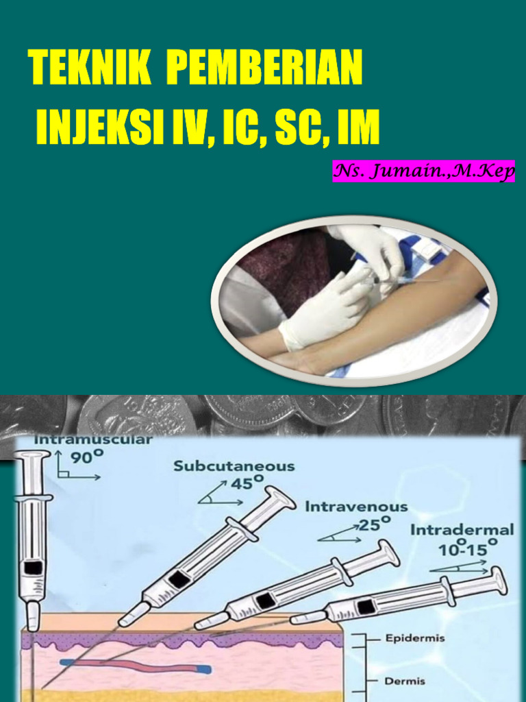 Teknik Injeksi Intravena dan Subkutan | PDF