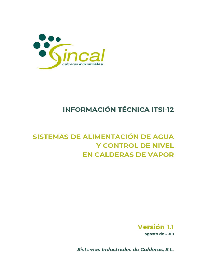 ITSI 12 Alimentacion de Agua | PDF | Agua | Máquina de vapor