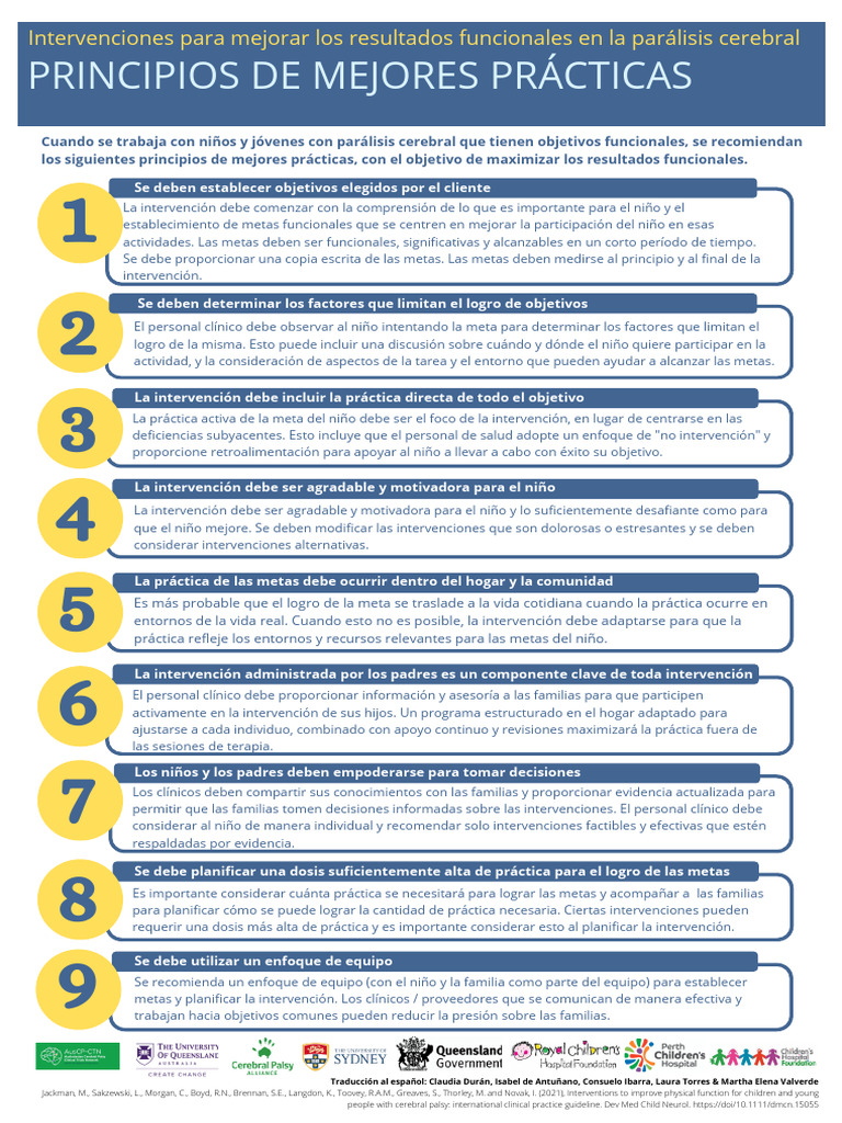 Principios de Mejores Practicas SPANISH | PDF
