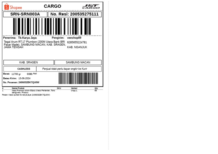 Order Details for Promotional T-Shirts | PDF