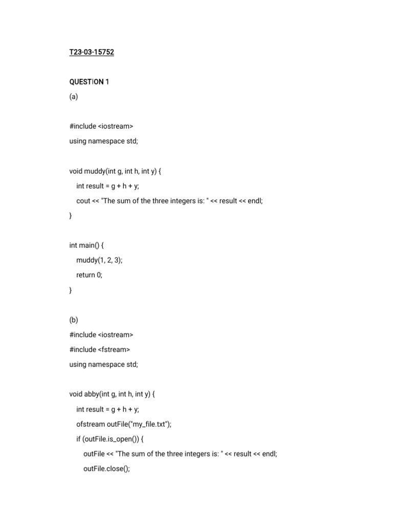 c++ language | Download Free PDF | Namespace | Computer Programming