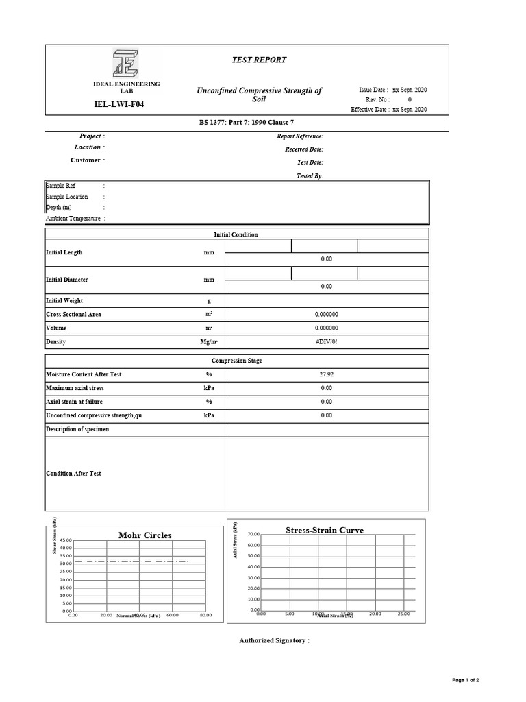 TR UCT Soil | Download Free PDF | Deformation (Engineering) | Strength ...