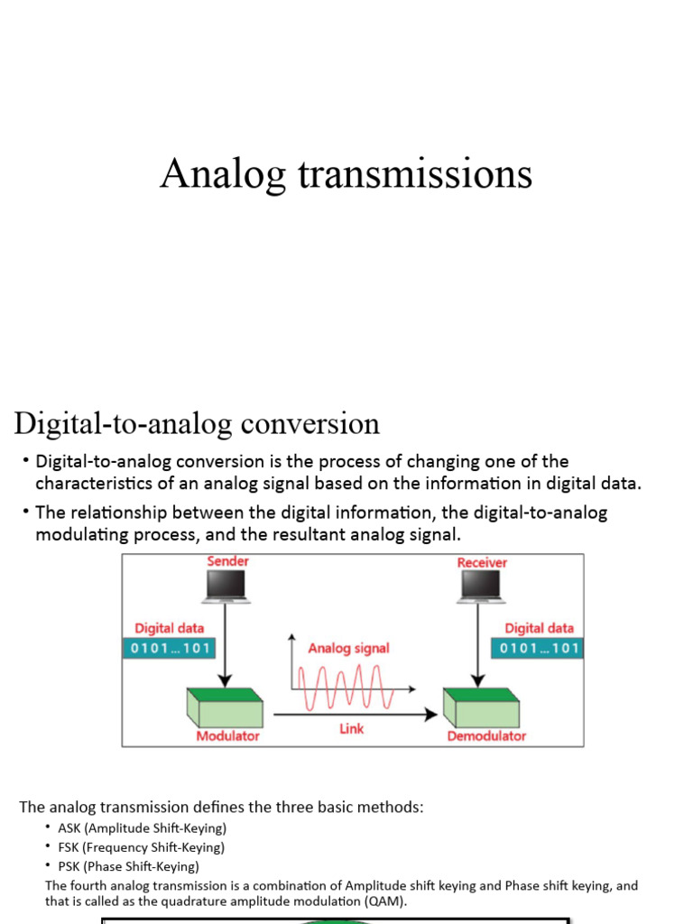 Understanding Analog Transmissions and Modulation | PDF | Modulation ...