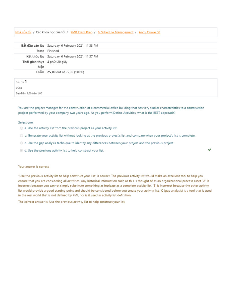 Activity Float Calculation in Scheduling | PDF