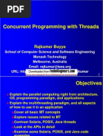 Concurrent Programming With Threads: Rajkumar Buyya