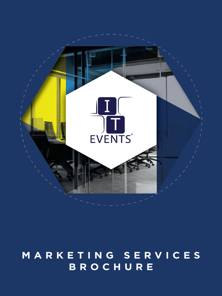Marketing Brochure Blue Cover | PDF | Brand | Social Media