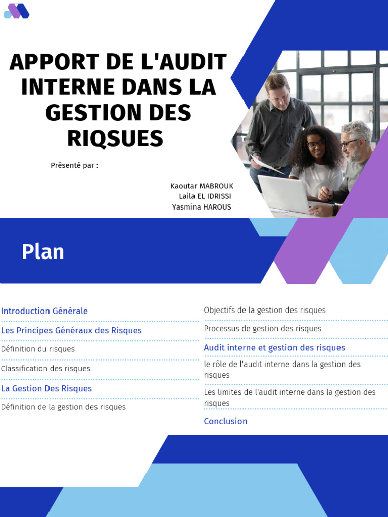 Apport de L'audit Interne Dans La Gestion Des Risques | PDF | Gestion ...
