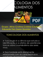 Toxicologia de Alimentos e Agrotóxicos