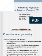 Advanced Algorithm Design and Analysis (Lecture 10) : SW5 Fall 2004