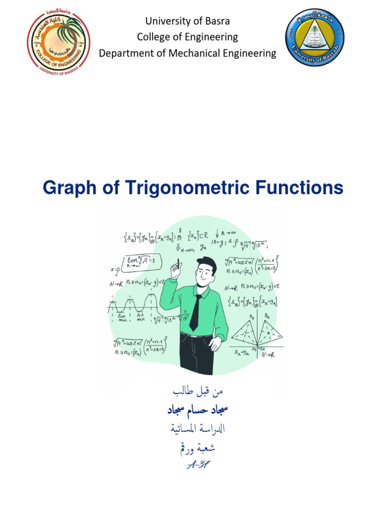 Trigonometric Functions Graphs Explained | PDF | Trigonometric ...