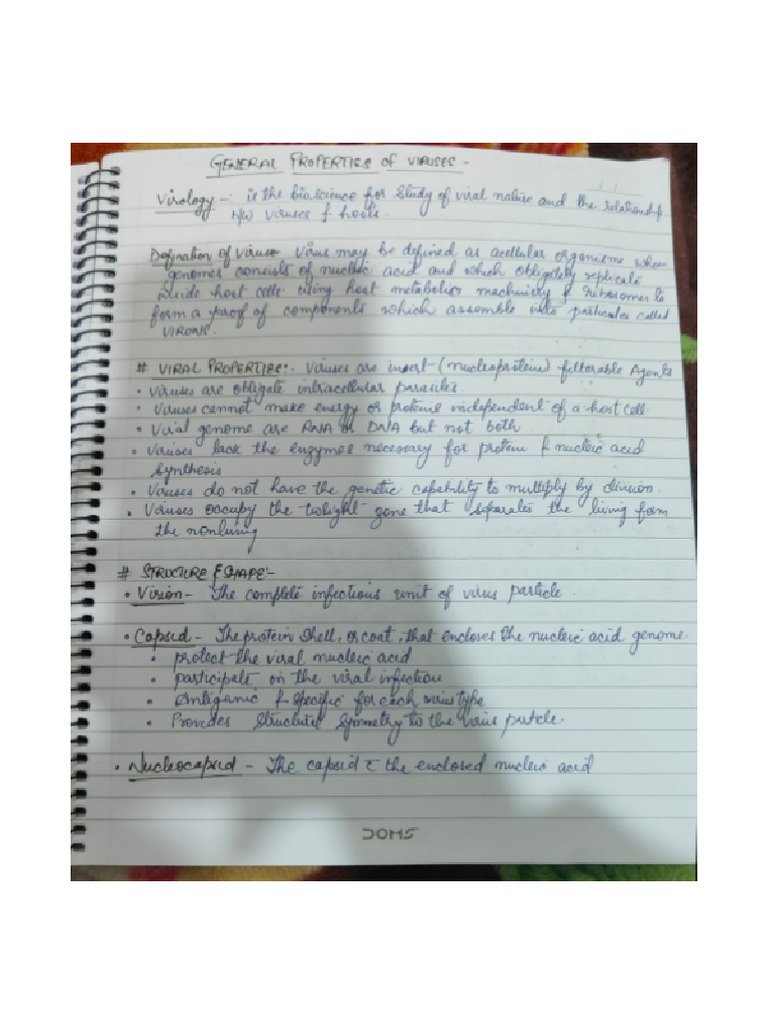 General Prop of Virus and Lab Diagnosis | PDF