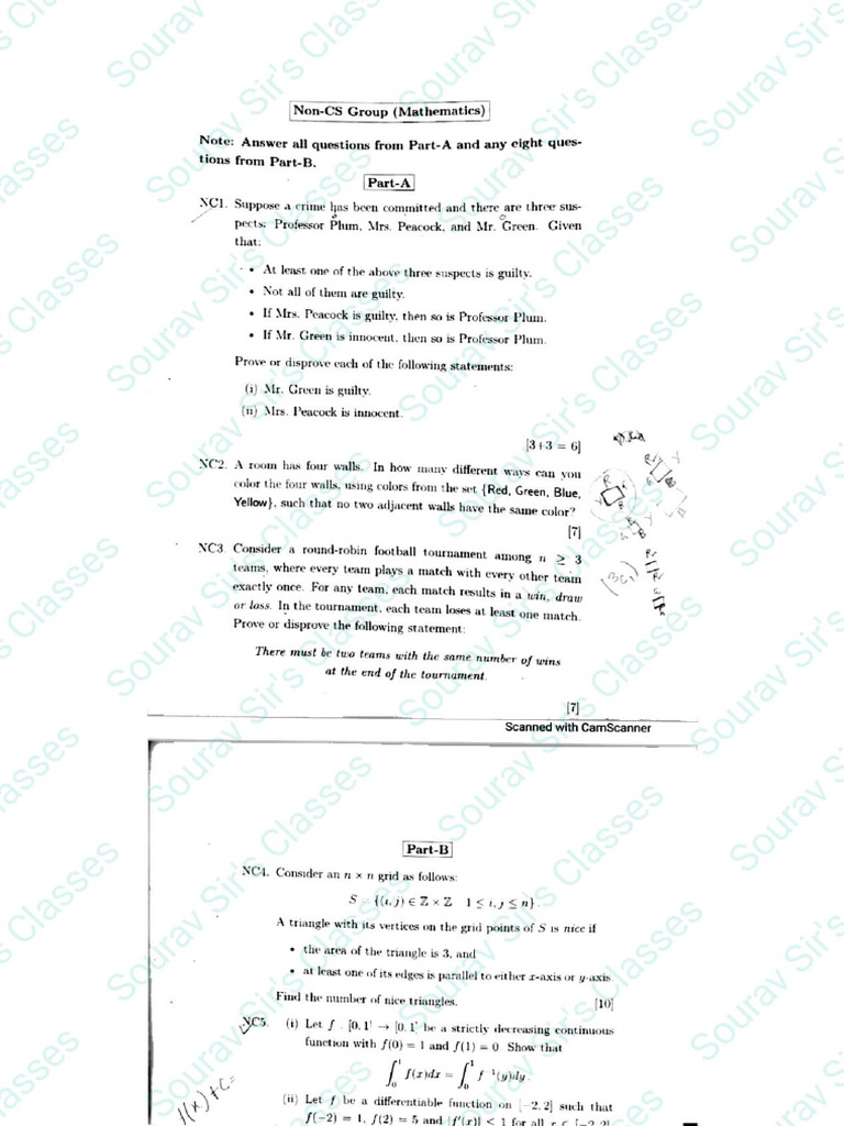 Mtech Isi Subjective | PDF