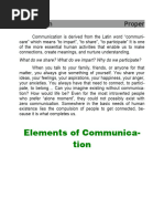 7 Major Elements of Communication Process | PDF | Communication ...