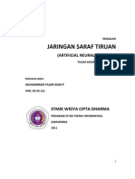 Makalah Jaringan Saraf Tiruan