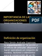 Importancia de Las Organizaciones