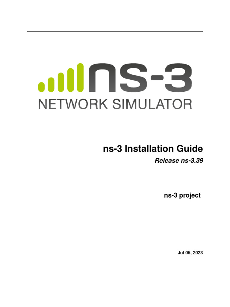 ns-3 Installation Guide for Users | PDF | Python (Programming Language ...
