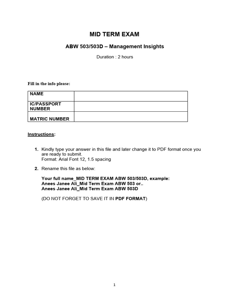 Mid Term Exam 29th May 2024 Pdf Saudi Arabia Human Rights