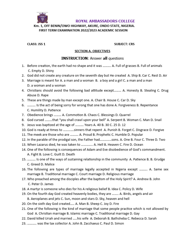 km-1-off-benin-owo-highway-akure-ondo-state-nigeria-first-term