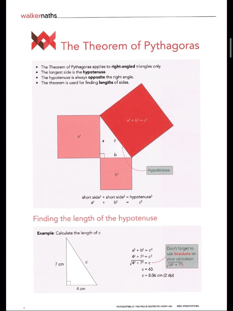 Pythagorean Theorem Guide | PDF | Euclidean Geometry | Euclid