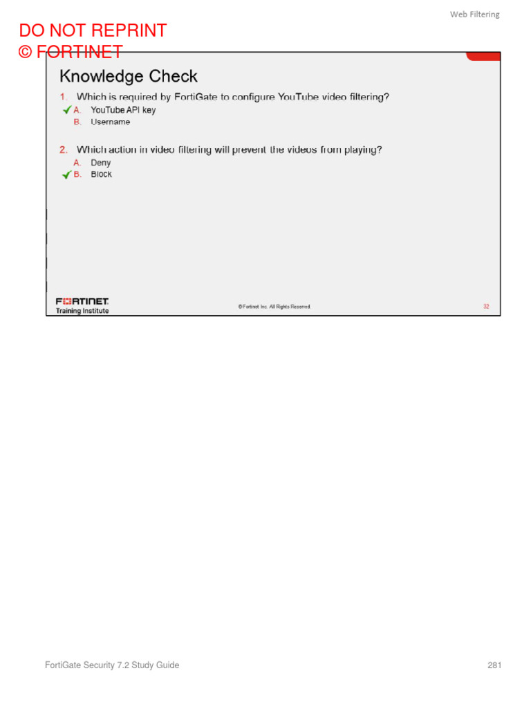 FortiGate 7.2 Web Filtering Guide | PDF | Peer To Peer | Port (Computer ...