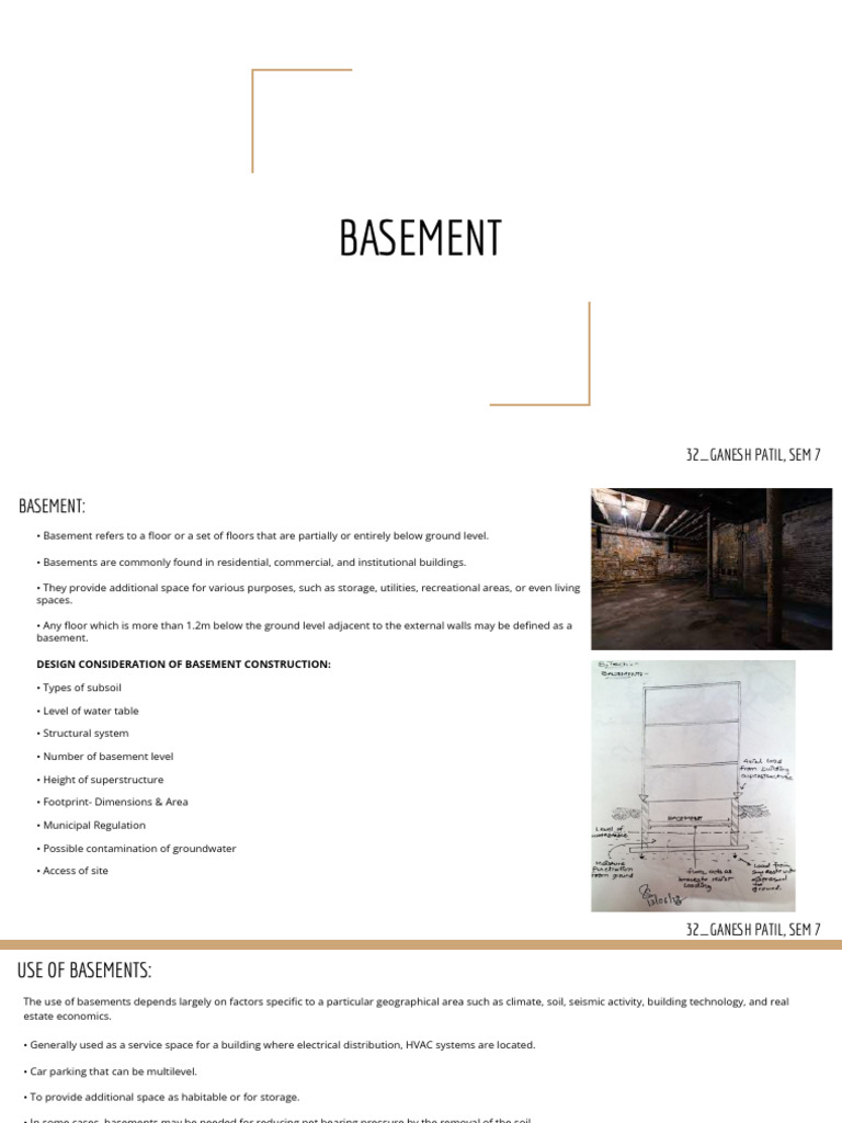 Comprehensive Guide to Basement Construction | PDF | Deep Foundation ...