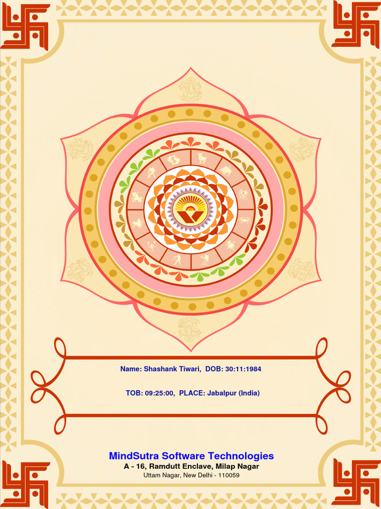 Shashank Tiwar - Astrology Chart Software | PDF | Planets In Astrology ...