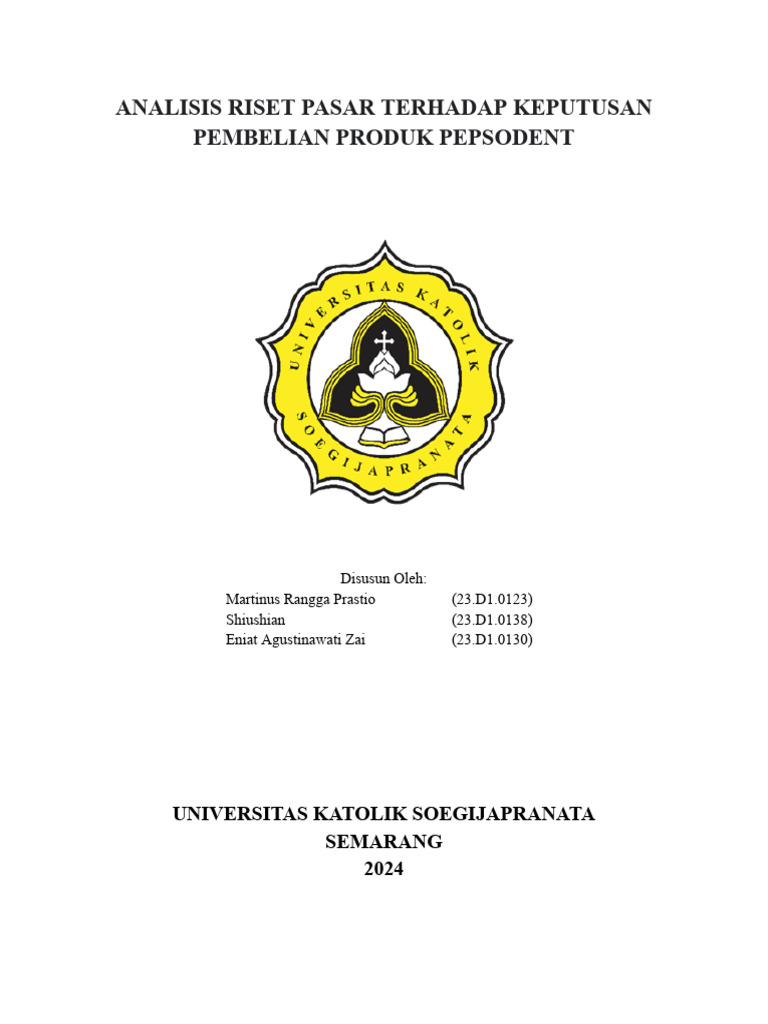 Riset Pasar Pepsodent: Loyalitas Konsumen | PDF