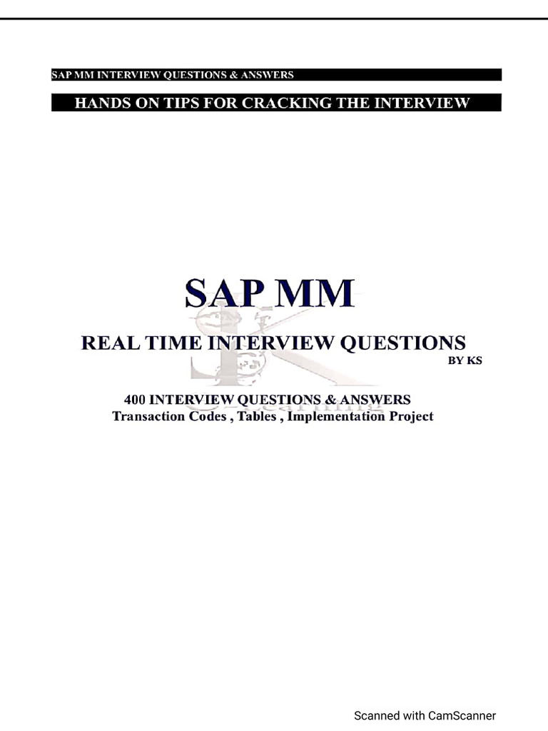 Sap QST Reponse | PDF