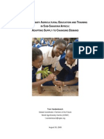 Post Primary Agriculture Education Africa