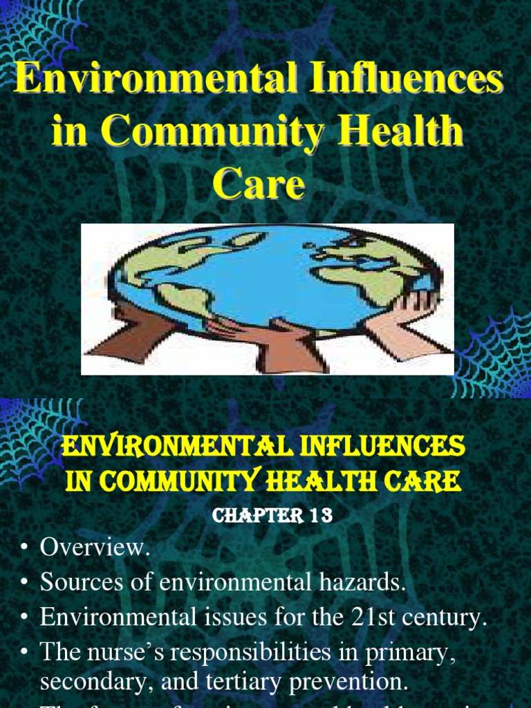 Environmental Influences In Community Health Care 2 Water Pollution Sewage Treatment