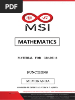Grade 12 Functions and Graphs Guide | PDF | Function (Mathematics ...