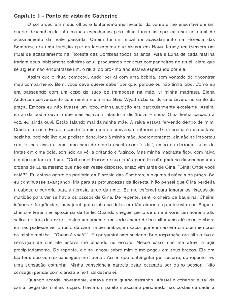 My Mate Has Two Wolves (1) - Cap 01 - 15 | PDF | Cama | Adão e Eva