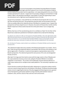 Vivian Winston Statement