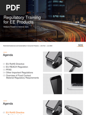 Training Slide 01 - Regulatory Training for EE Products
