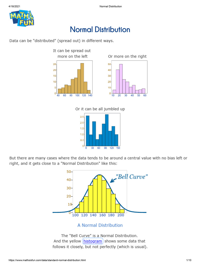 2.5 - Normal Distribution | PDF | Standard Deviation | Standard Score