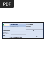 Ejemplo de cheque BAC Credomatic | PDF
