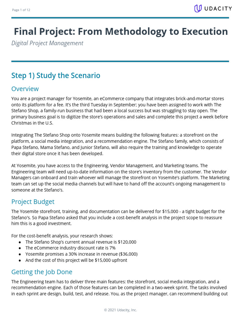 Q2 Project Instructions | PDF | Scrum (Software Development) | Social Media