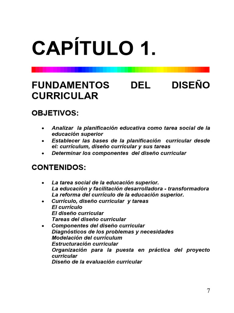 Fundamentos del Diseño Curricular | PDF | Plan de estudios | Diseño