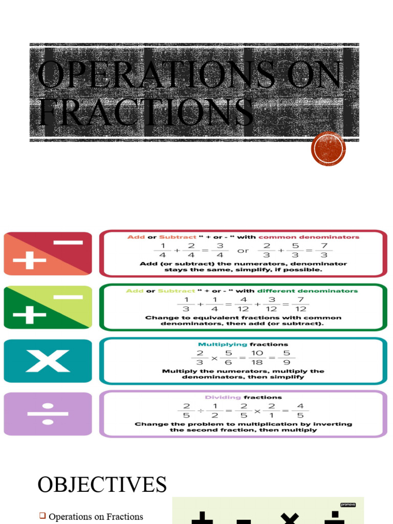 Project AuraEd - Math - Operations On Fractions | PDF