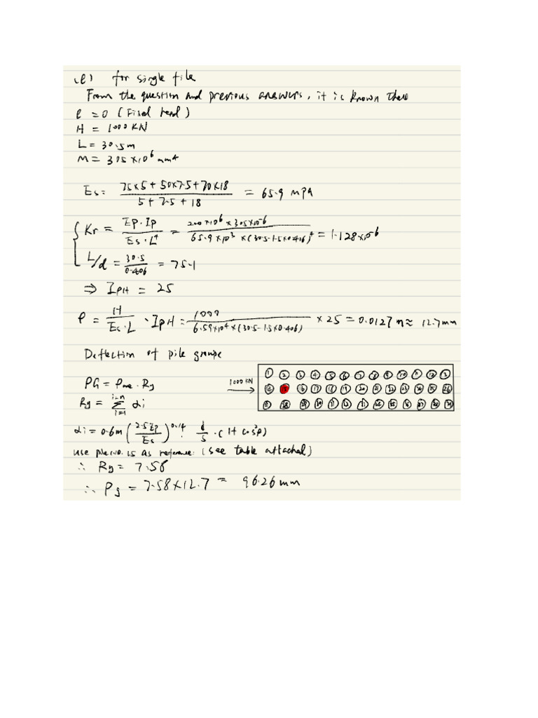 Sample Lateral Deflection | PDF