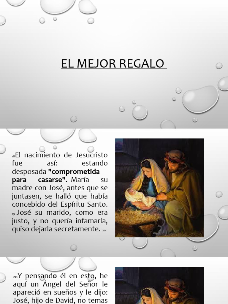 El Mejor Regalo | PDF | María, madre de Jesús | Natividad De Jesus