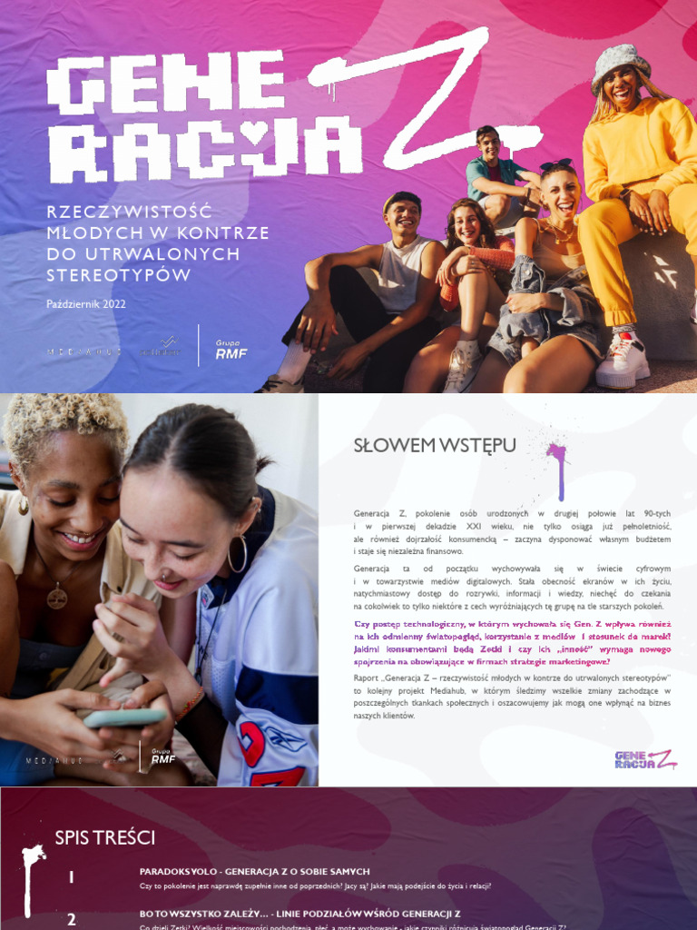 Raport Mediahub Generacja Z Rzeczywistosc Mlodych W Kontrze Do ...